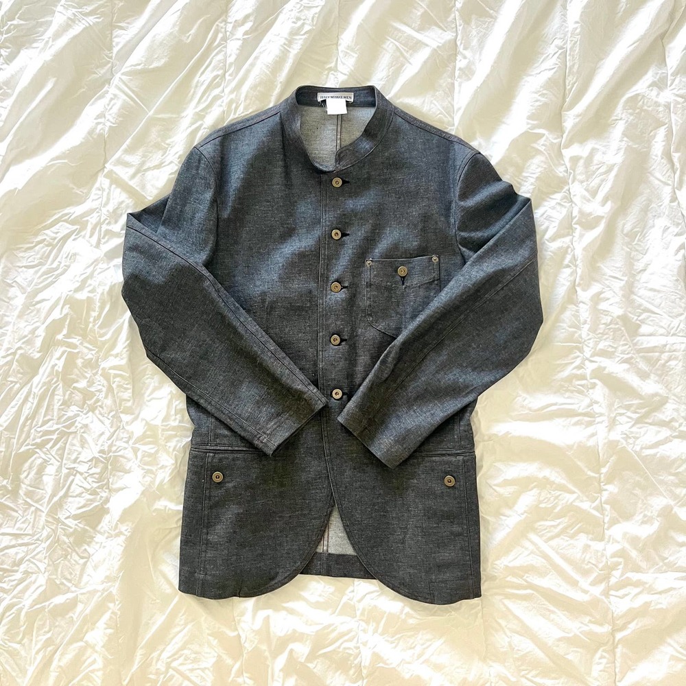 Issey Miyake Mens Denim Jacket Y2K Size M